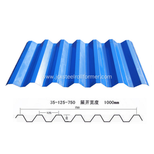 Large Wavy Profile Steel Roof Roll Forming Machine